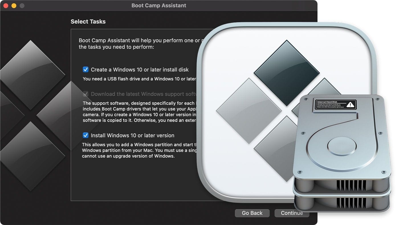 partition disk for mac and windows
